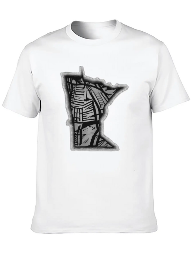 MN Urban Style Lightweight Cotton T-Shirt – Daily Comfort Graphic Shirt