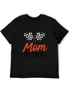 Mom Pit Crew Funny Hosting Car Race Birthday Party Lightweight Cotton T-Shirt – Daily Comfort Graphic Shirt