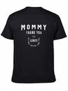 Mommy, Always There For Me - Mother's Day Lightweight Cotton T-Shirt – Daily Comfort Graphic Shirt