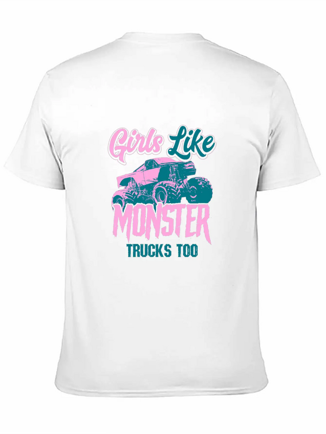 Monster Truck Lightweight Cotton T-Shirt – Daily Comfort Graphic Shirt