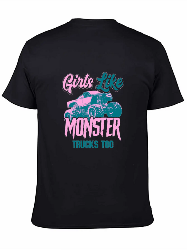 Monster Truck Lightweight Cotton T-Shirt – Daily Comfort Graphic Shirt