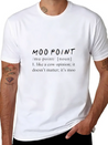 Moo Point Definition Funny Moo Point Lightweight Cotton T-Shirt – Daily Comfort Graphic Shirt