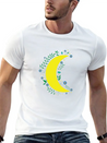 Moon Flowers Infinite Night Sky Lightweight Cotton T-Shirt – Daily Comfort Graphic Shirt