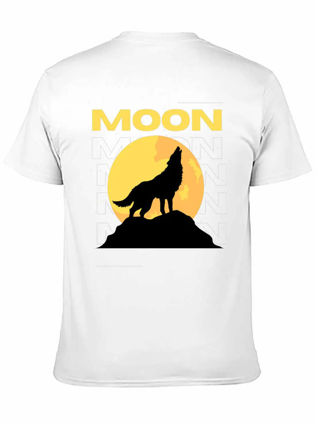 Moon Lightweight Cotton T-Shirt – Daily Comfort Graphic Shirt