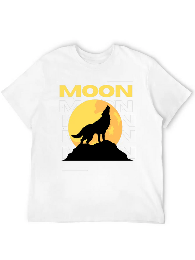 Moon Lightweight Cotton T-Shirt – Daily Comfort Graphic Shirt
