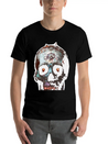 Mosaic Skull Lightweight Cotton T-Shirt – Daily Comfort Graphic Shirt