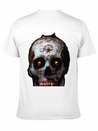 Mosaic Skull Lightweight Cotton T-Shirt – Daily Comfort Graphic Shirt