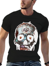 Mosaic Skull Lightweight Cotton T-Shirt – Daily Comfort Graphic Shirt