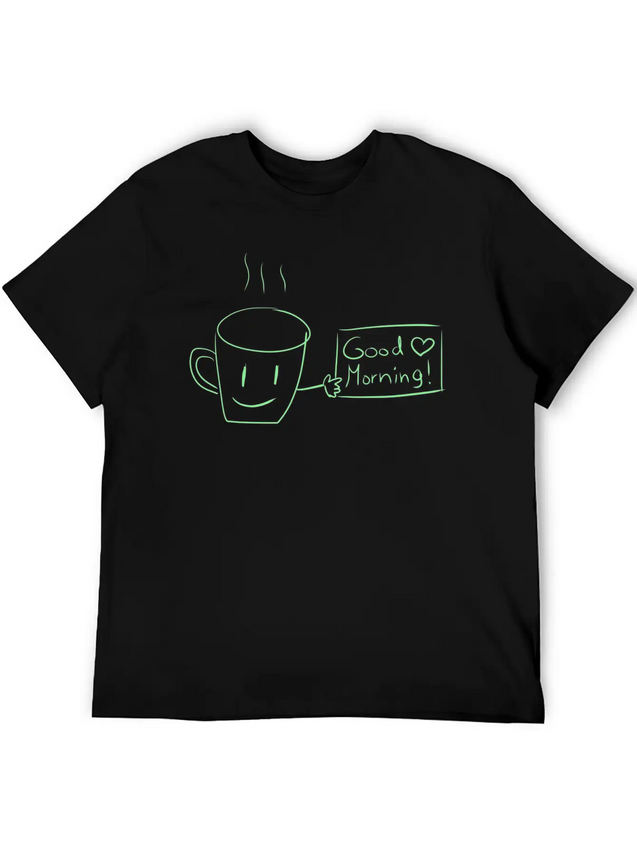 Motivation Good Day Lightweight Cotton T-Shirt – Daily Comfort Graphic Shirt