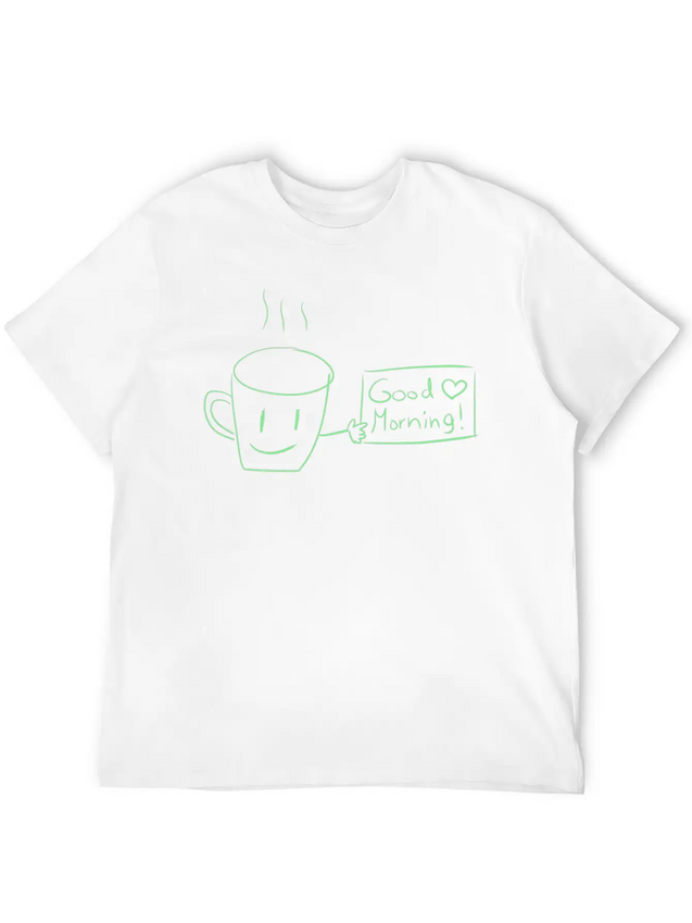 Motivation Good Day Lightweight Cotton T-Shirt – Daily Comfort Graphic Shirt