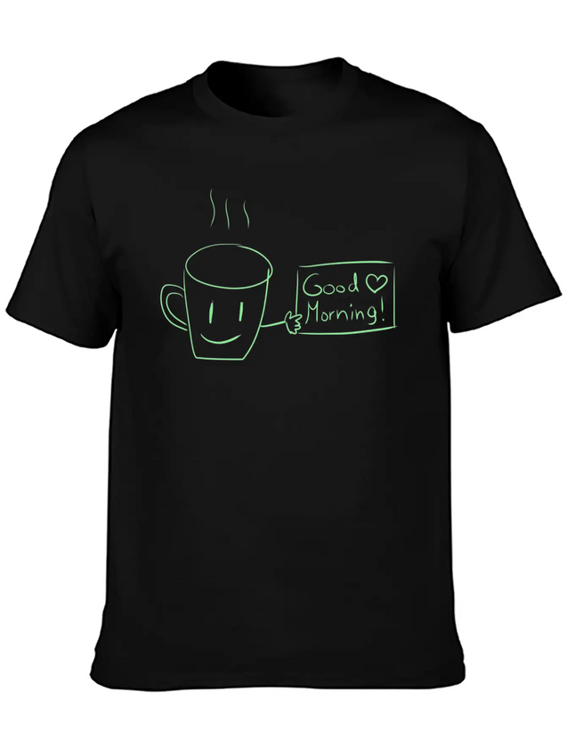 Motivation Good Day Lightweight Cotton T-Shirt – Daily Comfort Graphic Shirt