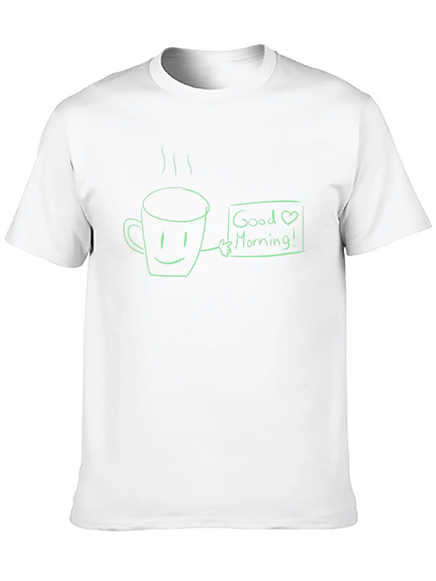 Motivation Good Day Lightweight Cotton T-Shirt – Daily Comfort Graphic Shirt