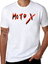 Moto X Writing Lightweight Cotton T-Shirt – Daily Comfort Graphic Shirt