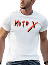 Moto X Writing Lightweight Cotton T-Shirt – Daily Comfort Graphic Shirt