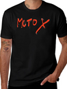 Moto X Writing Lightweight Cotton T-Shirt – Daily Comfort Graphic Shirt