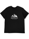 Mountains, Snow And Adventures Lightweight Cotton T-Shirt – Daily Comfort Graphic Shirt