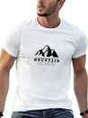 Mountains, Snow And Adventures Lightweight Cotton T-Shirt – Daily Comfort Graphic Shirt