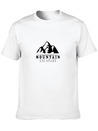 Mountains, Snow And Adventures Lightweight Cotton T-Shirt – Daily Comfort Graphic Shirt