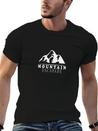 Mountains, Snow And Adventures Lightweight Cotton T-Shirt – Daily Comfort Graphic Shirt