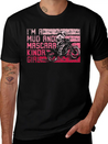 Muddy Dirty Girl Mud Love Gifts Mud And Mascara Lightweight Cotton T-Shirt – Daily Comfort Graphic Shirt