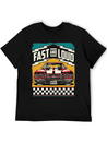 Muscle Classic Club - Classic Muscle Car Lightweight Cotton T-Shirt – Daily Comfort Graphic Shirt