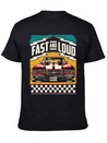 Muscle Classic Club - Classic Muscle Car Lightweight Cotton T-Shirt – Daily Comfort Graphic Shirt