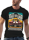 Muscle Classic Club - Classic Muscle Car Lightweight Cotton T-Shirt – Daily Comfort Graphic Shirt