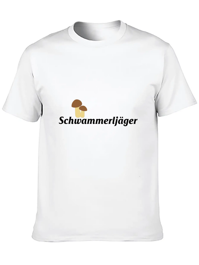 Mushroom Hunter Mushrooms Nature Forest Saying Gif Lightweight Cotton T-Shirt – Daily Comfort Graphic Shirt