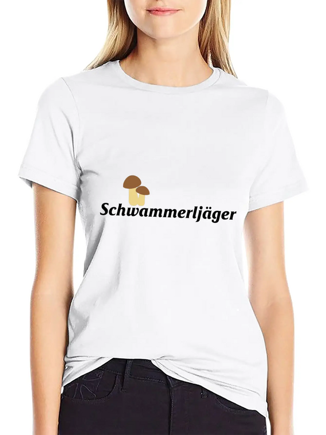 Mushroom Hunter Mushrooms Nature Forest Saying Gif Lightweight Cotton T-Shirt – Daily Comfort Graphic Shirt