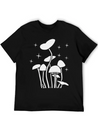 Mushroomswhite Lightweight Cotton T-Shirt – Daily Comfort Graphic Shirt