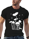 Mushroomswhite Lightweight Cotton T-Shirt – Daily Comfort Graphic Shirt