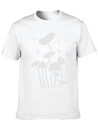 Mushroomswhite Lightweight Cotton T-Shirt – Daily Comfort Graphic Shirt