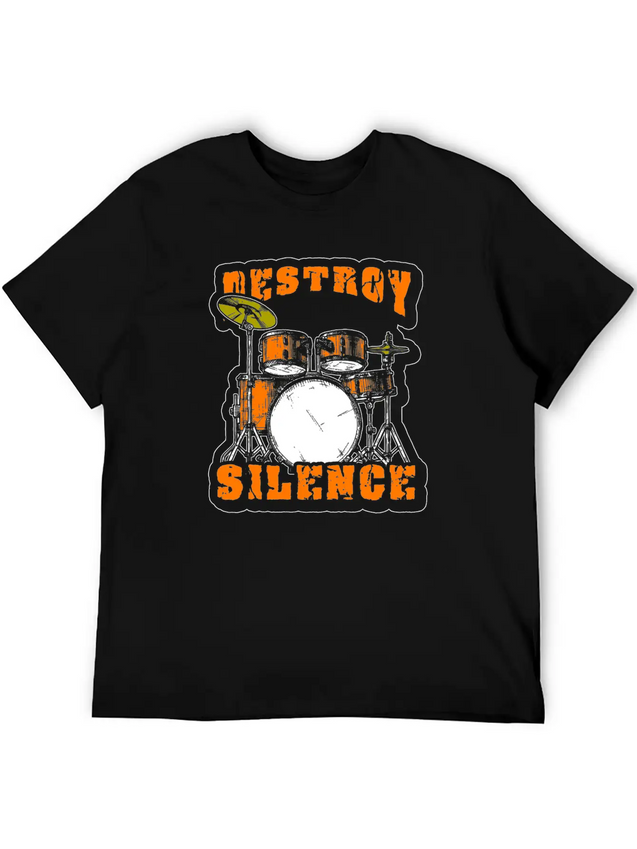 Music Concert Wind Instrument Lightweight Cotton T-Shirt – Daily Comfort Graphic Shirt