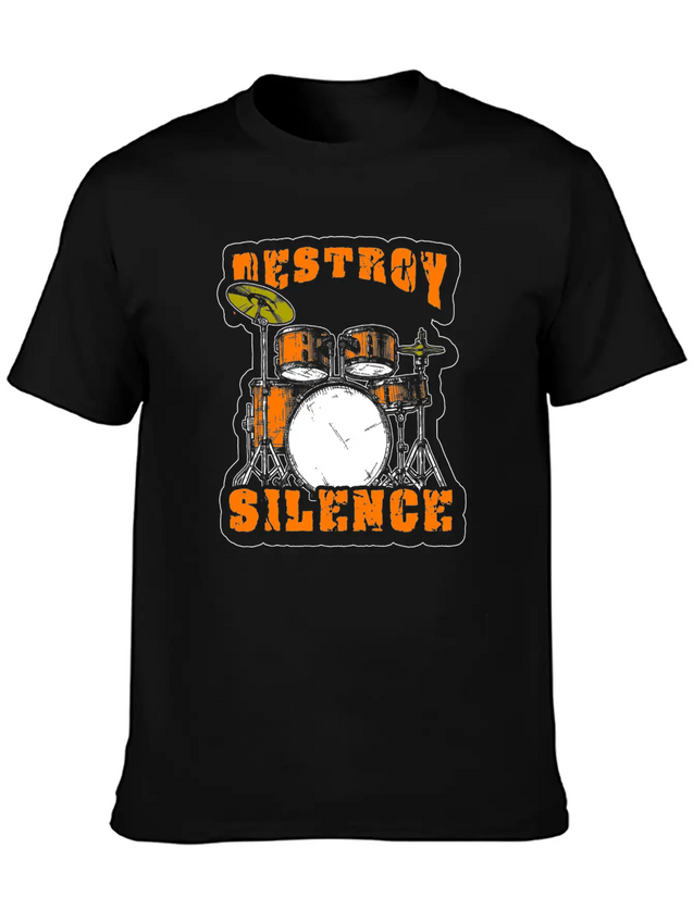 Music Concert Wind Instrument Lightweight Cotton T-Shirt – Daily Comfort Graphic Shirt