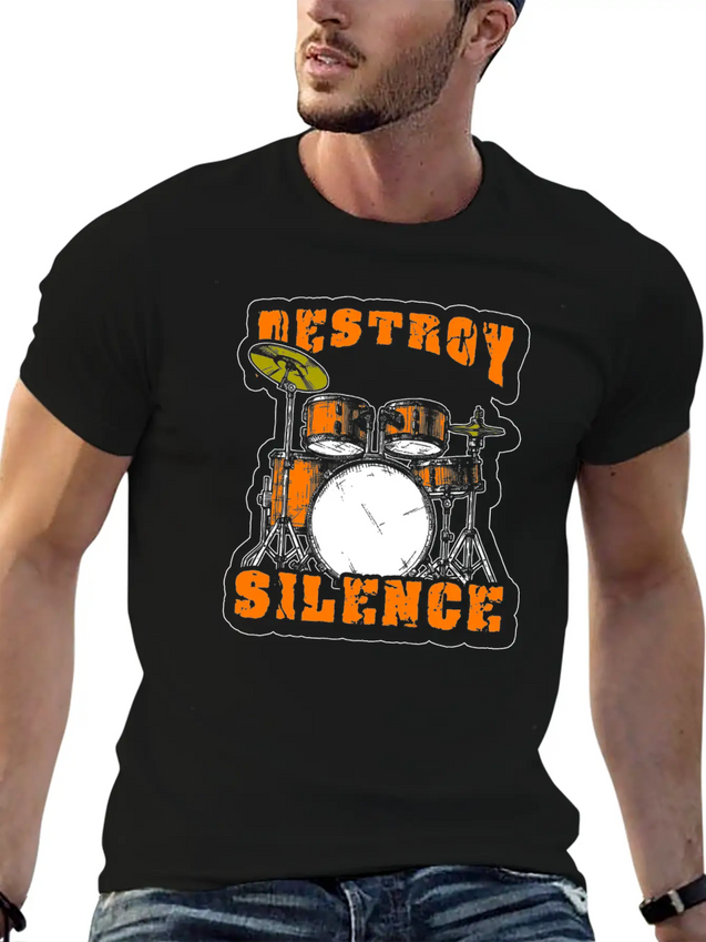 Music Concert Wind Instrument Lightweight Cotton T-Shirt – Daily Comfort Graphic Shirt