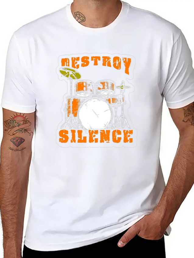 Music Concert Wind Instrument Lightweight Cotton T-Shirt – Daily Comfort Graphic Shirt