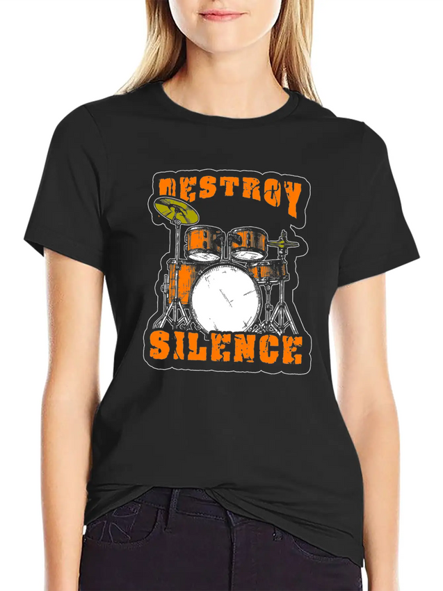 Music Concert Wind Instrument Lightweight Cotton T-Shirt – Daily Comfort Graphic Shirt