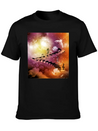 Music, Cute Dancing Fairys On A Piano Lightweight Cotton T-Shirt – Daily Comfort Graphic Shirt