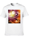 Music, Cute Dancing Fairys On A Piano Lightweight Cotton T-Shirt – Daily Comfort Graphic Shirt