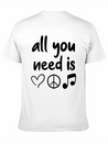 Music Lightweight Cotton T-Shirt – Daily Comfort Graphic Shirt