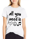Music Lightweight Cotton T-Shirt – Daily Comfort Graphic Shirt