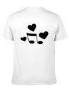 Music Love Lightweight Cotton T-Shirt – Daily Comfort Graphic Shirt