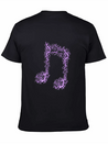 Music Note Lightweight Cotton T-Shirt – Daily Comfort Graphic Shirt