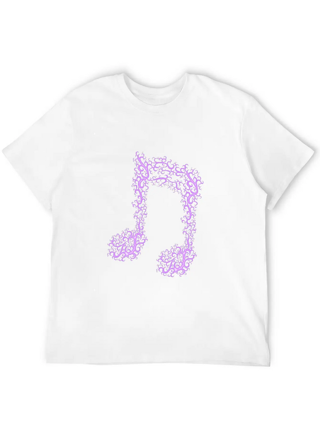 Music Note Lightweight Cotton T-Shirt – Daily Comfort Graphic Shirt