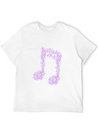 Music Note Lightweight Cotton T-Shirt – Daily Comfort Graphic Shirt