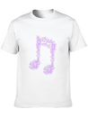 Music Note Lightweight Cotton T-Shirt – Daily Comfort Graphic Shirt
