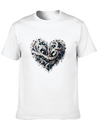 Musical Heart Lightweight Cotton T-Shirt – Daily Comfort Graphic Shirt