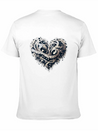 Musical Heart Lightweight Cotton T-Shirt – Daily Comfort Graphic Shirt