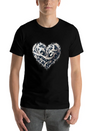 Musical Heart Lightweight Cotton T-Shirt – Daily Comfort Graphic Shirt