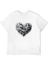 Musical Heart Lightweight Cotton T-Shirt – Daily Comfort Graphic Shirt